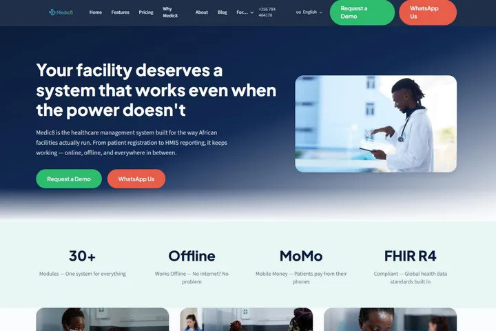 Medic8 healthcare management platform