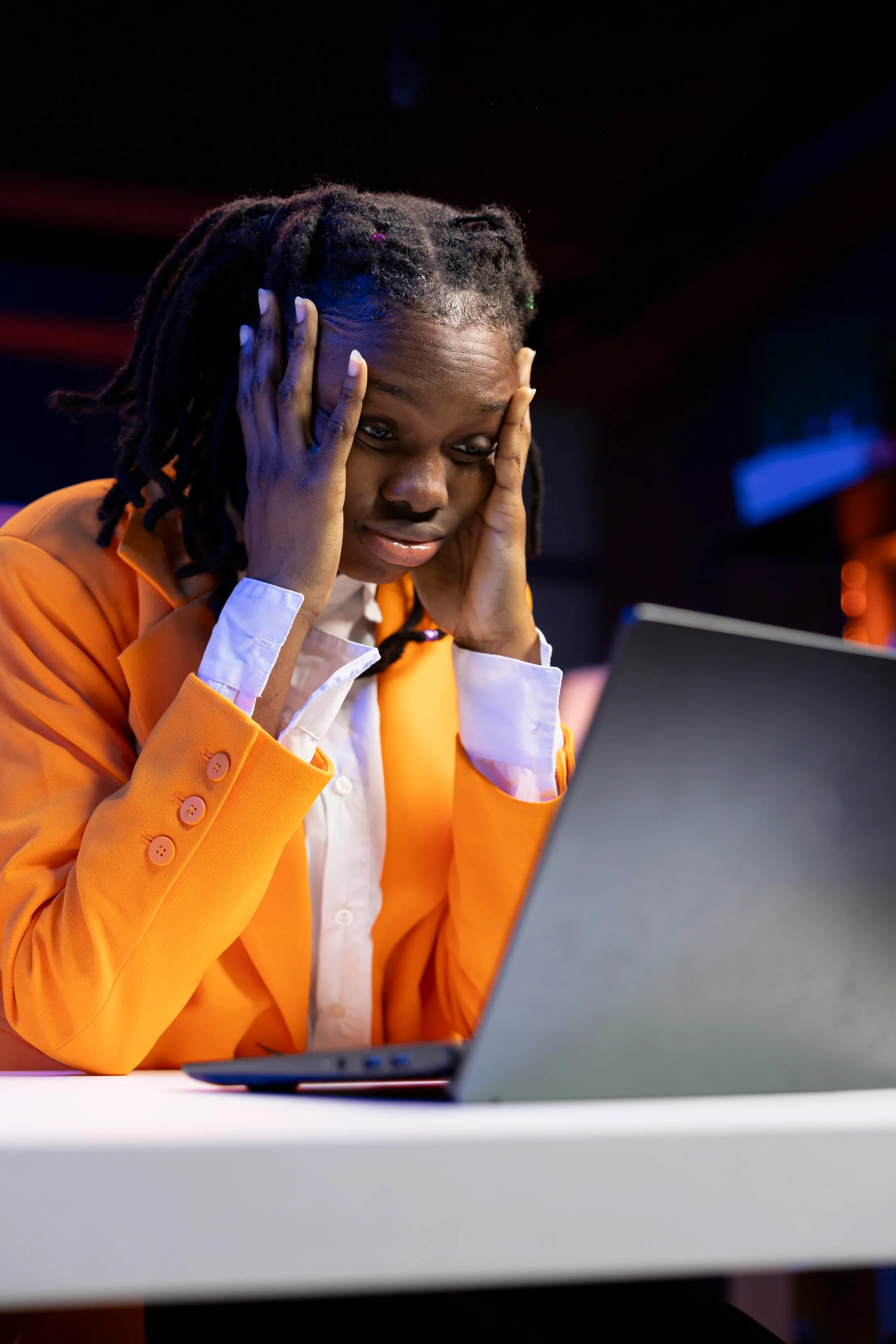 Office worker overwhelmed by messy records and emails — why ERP data migration is measured in weeks, not an afternoon