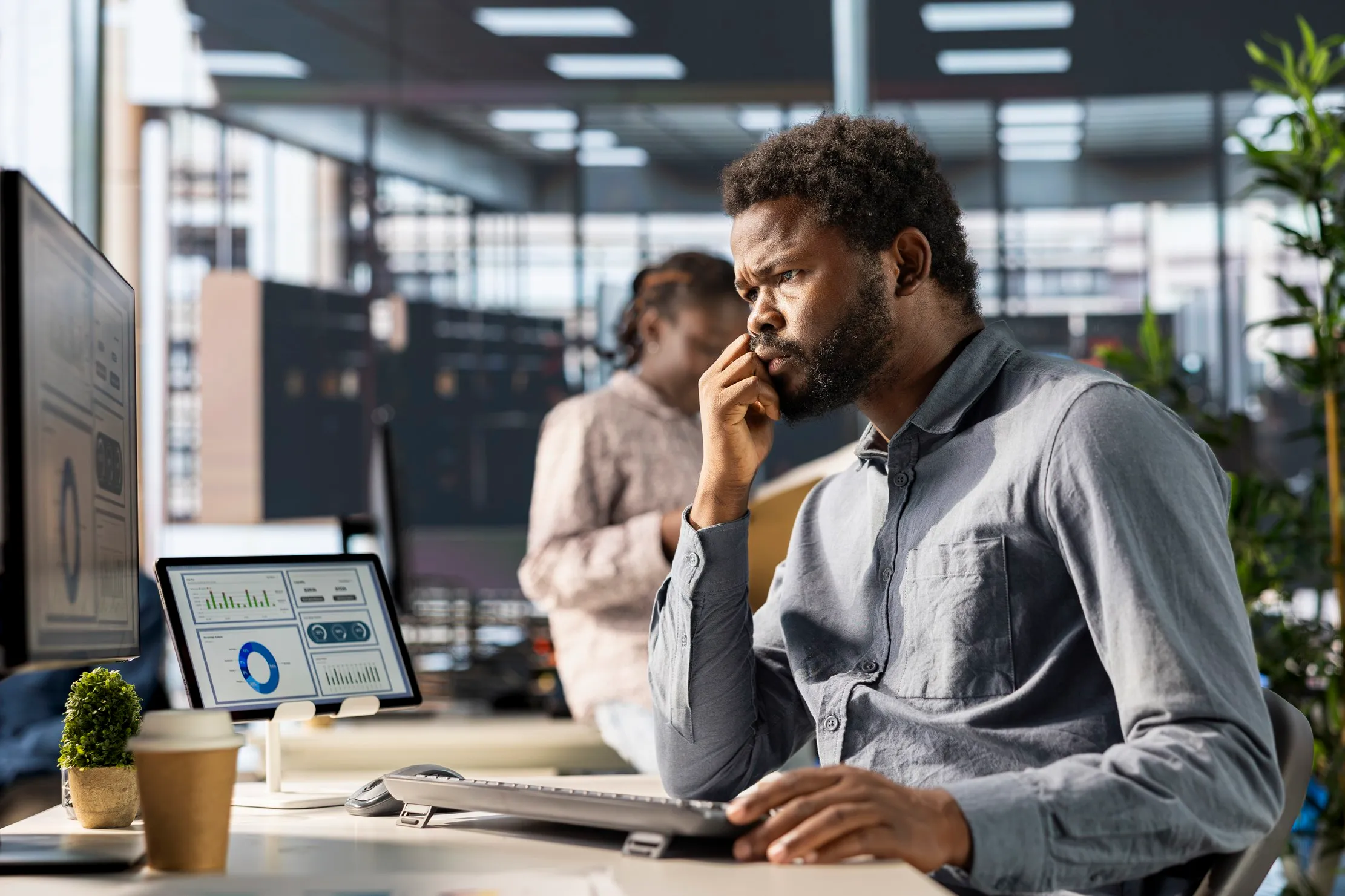 Entrepreneur conducting financial planning and goal setting — modelling the five-year total cost of ownership before a cloud ERP migration