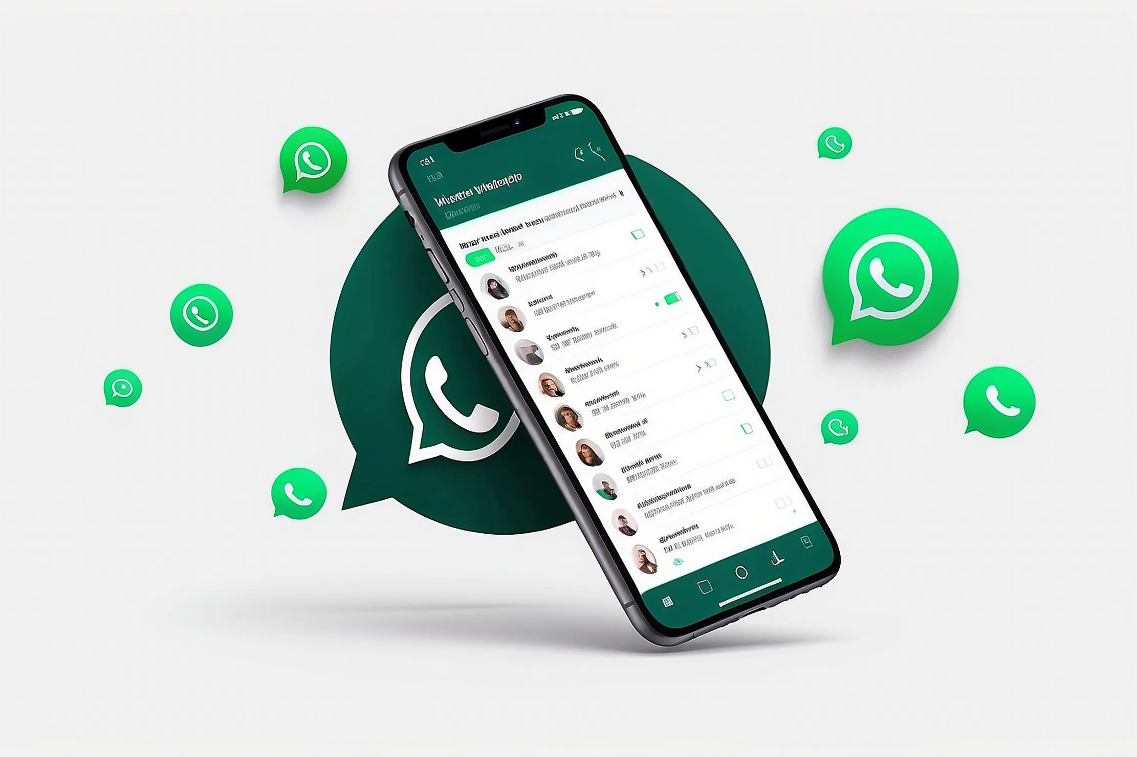 Maquette d'une conversation WhatsApp Business, illustrant WhatsApp comme canal client principal d'une PME africaine